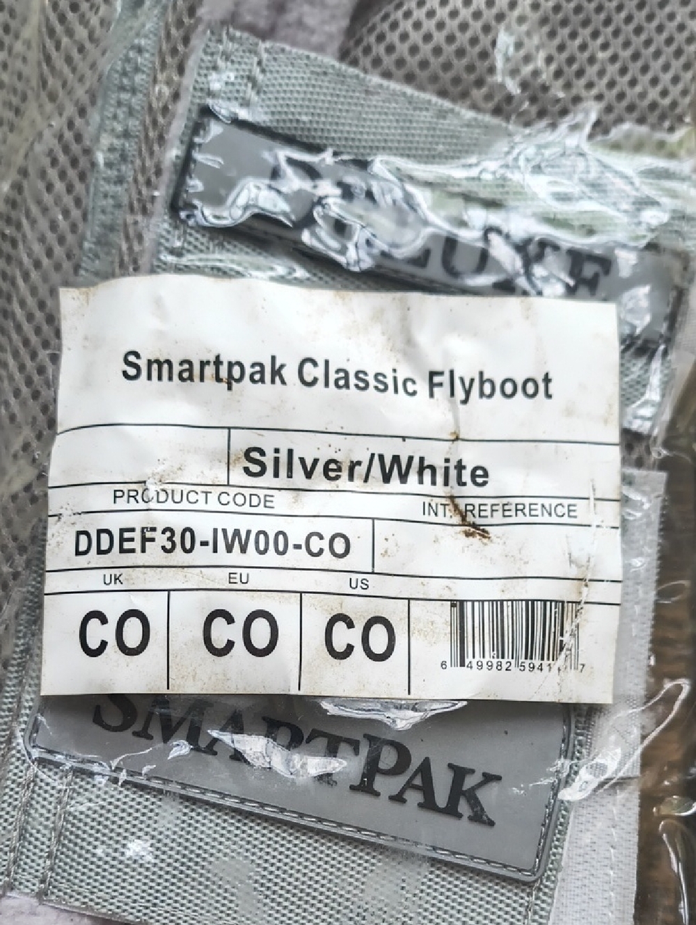 NWT SmartPak Delux Fitted Fly Boots COB Size - Picture 4 of 5